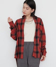 AMERICAN HOLIC バックタックチェックビエラシャツ