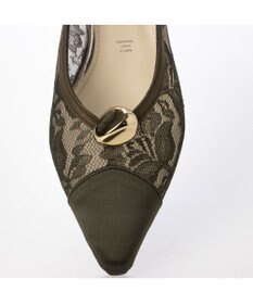 MODE ET JACOMO <MODE ET JACOMO>【2WAY】メタルパーツ付きチュールバックベルトパンプス