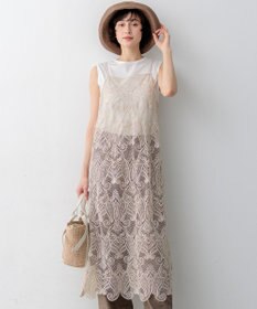23区 【先行予約】ペイズリーレース キャミソールワンピース