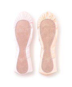 Chacott サテンバレエシューズ（クロスゴム付）【22.0~26.5cm】