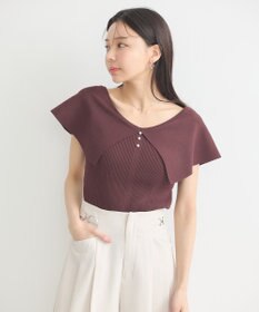 earth music&ecology ビッグカラーノースリニットトップス