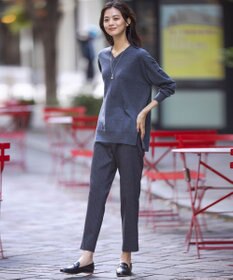 J.PRESS LADIES L 【洗える】EASY WOOL Vネック ニット