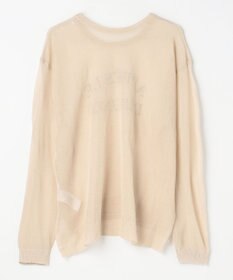 ANY L 【2SET】シアーロゴニット×タンクトップセット