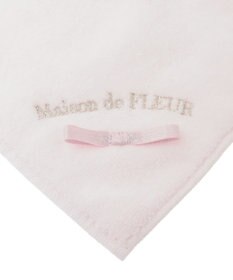 Maison de FLEUR ラメリボンタオルハンカチ