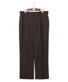 J.PRESS MEN 【J.PRESS ORIGINALS】【UNISEX】Polyester Sharkskin Piped Stem Nontuck Slacks