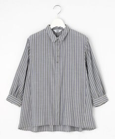 J.PRESS LADIES L 【洗える】ウォッシャブルキュプラツイル シャツ