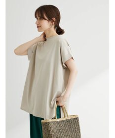 Green Parks 汗じみ防止Ｗカフスフレンチチュニック