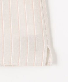 J.PRESS LADIES 【洗える】シアーストライプ＆チェック ブラウスライク カットソー