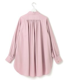 23区 【23区 lab.】ハイカウントコットン ギャザー シャツ