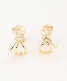 組曲 パールライクエンドノット イヤリング