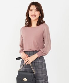 ANY SIS 【洗える】異素材コンビ ニット