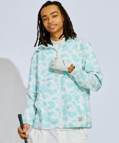 PW CIRCULUS 【撥水加工/ストレッチ】【MEN】アニマルドット2Wayブルゾン  ゴルフ