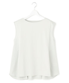 J.PRESS YORK STREET 【WOMEN】ファブリックポイント ノースリーブプルオーバー