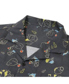 Mother garden しろたん アロハシャツ 半袖 《百たん夜行》 ユニセックス