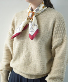 伝統横濱スカーフ】鍵 小判 シルクスカーフ / Marca | ファッション