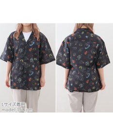 Mother garden しろたん アロハシャツ 半袖 《百たん夜行》 ユニセックス