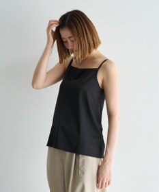 YECCA VECCA ボートネックサテンキャミ