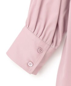 23区 【23区 lab.】ハイカウントコットン ギャザー シャツ