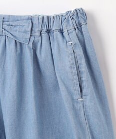 ANY KIDS シャンブレー ガウチョパンツ