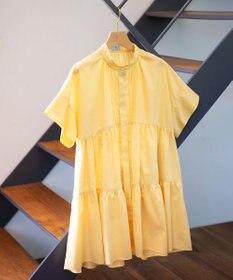 組曲 【洗える】ナチュラルローンギャザーフレア ブラウス