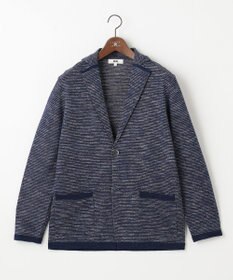 JOSEPH ABBOUD 【軽い/洗える】スラブギマボーダーニットカーディガン