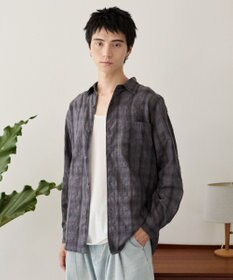 WEGO クリンクルチェックシャツ（LS）