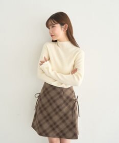 earth music&ecology ハートプレートリブニットプルオーバー