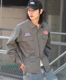 WEGO 【ユニセックス着用ITEM】ワッペンワークシャツ（LS）