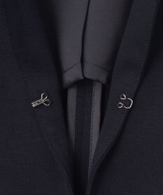 J.PRESS LADIES S 【洗える・UVカット】 アルファクロスジャージー ノーカラー ジャケット