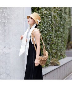 林八百吉商店 un chapeau  スカーフ付ペーパーハット