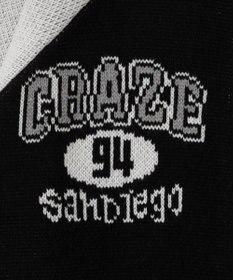 WEGO 【ユニセックス着用ITEM/MLサイズ展開】ジャガードニットスタジャン