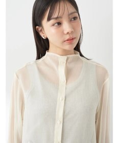 earth music&ecology シアーハイネックシャツ