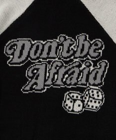 WEGO 【ユニセックス着用ITEM/MLサイズ展開】ジャガードニットスタジャン