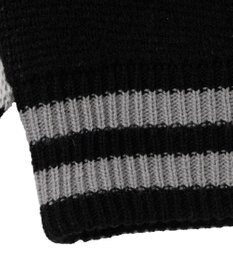 WEGO 【ユニセックス着用ITEM/MLサイズ展開】ジャガードニットスタジャン