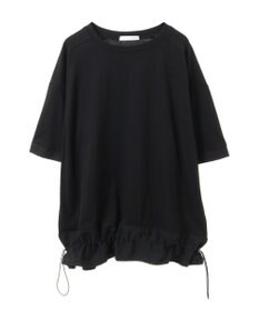 Green Parks 裾ドロスト５分袖ドッキングチュニック