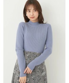 earth music&ecology やわらかタッチハイネックリブプルオーバー