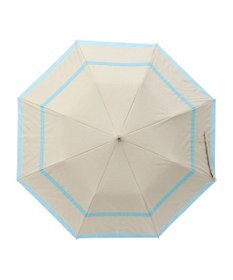 MOONBAT FURLA 晴雨兼用日傘 折りたたみ傘 シャンブレー切継 ／遮光 遮熱 UV