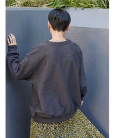 AMERICAN HOLIC ネップ裏毛ロゴスウェット