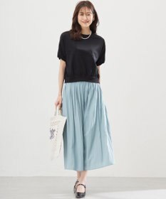 組曲 L 【WEB限定】クールプレーティング天竺スエットライク カットソー