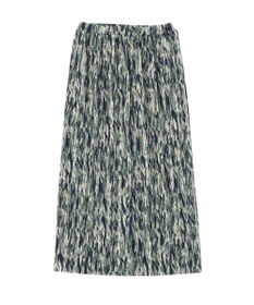 Green Parks 柄プリーツスカート