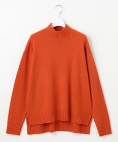 自由区 ウールカシミヤブレンドハイネック ニット