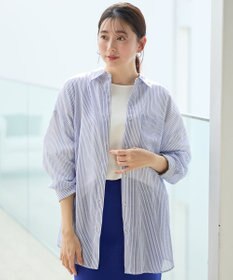 ANY シアーストライプシャツ