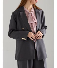 Te chichi ダブルブレストジャケット(セットアップ可)《2025Autumn catalog vol.2 item》