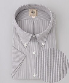 J.PRESS MEN 【KING SIZE】【J.PRESS OXFORD JERSEY】カノコインレイマイクロストライプ パッチポケットシャツ / B.D.