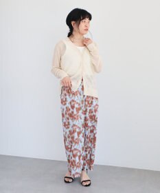 CRAFT STANDARD BOUTIQUE シアージョーゼットニットカーディガン