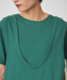 AMERICAN HOLIC 【2点セット】Tシャツ＋Uネックワンピース