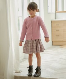 ANY KIDS スナップボタンカーディガン