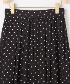 組曲 L 【WEB限定】ドットプリントデシン フリルパンツ
