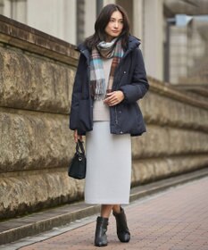 J.PRESS LADIES L 【WEB限定カラーあり・洗える】ダンボール ナロー スカート