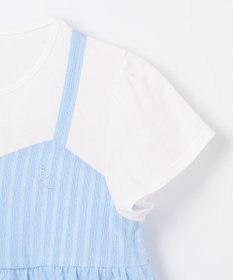 組曲 KIDS 【110-140㎝】レースカットソーコンビ チュニック